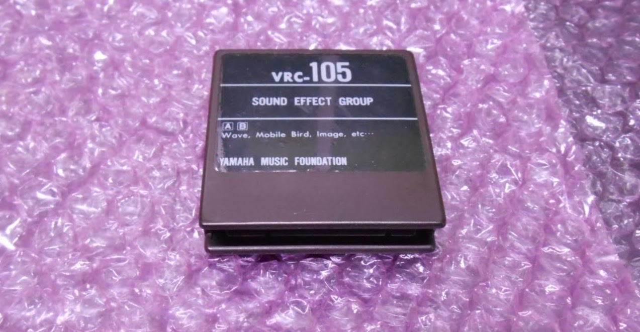 YAMAHA VRC-105 DX7用 VOICE ROM SOUND EFFECT GROUP 中古 [Sound Fiz]